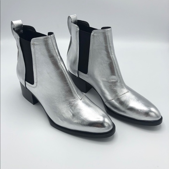 rag & bone Shoes - NEW | Rag & Bone Silver Chelsea Ankle Boots